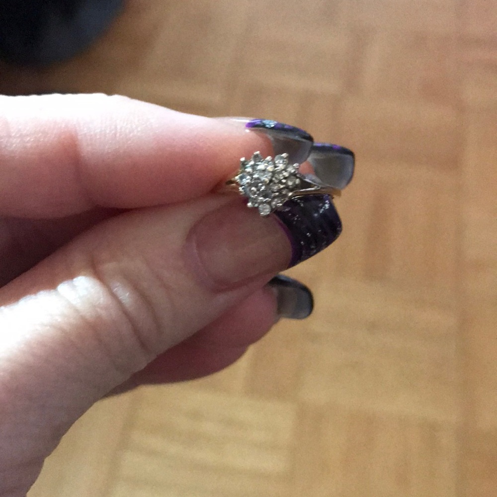 Heart diamond ring